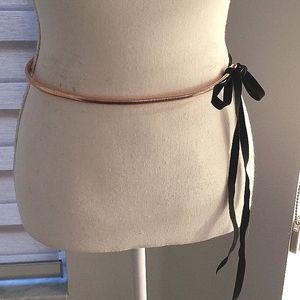 Rose gold and  Black belt